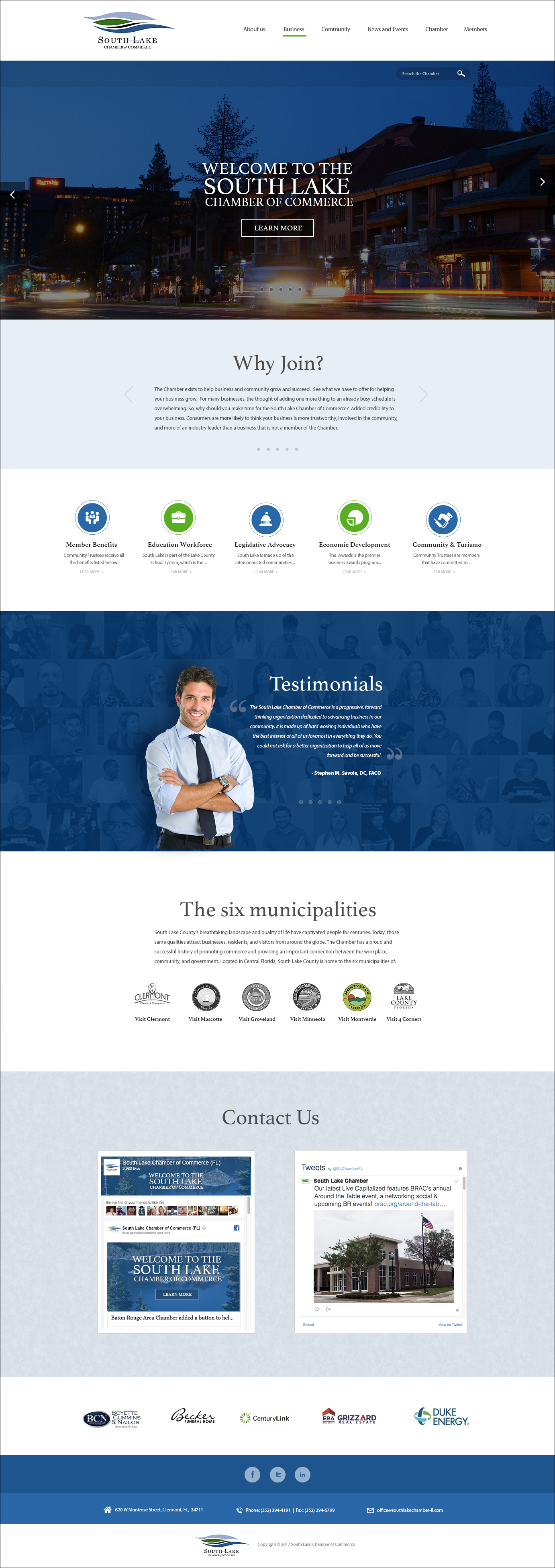 South Lake Chamber Website